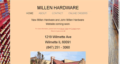 Desktop Screenshot of johnmillenhardware.com